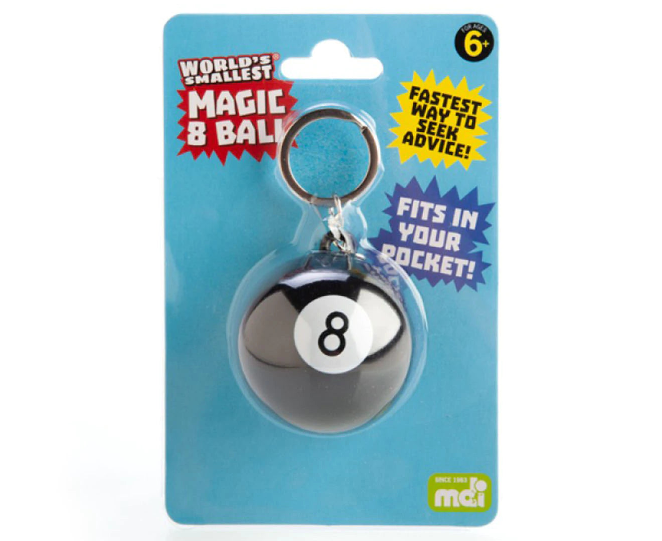 Mini magic 8 ball keychain discount