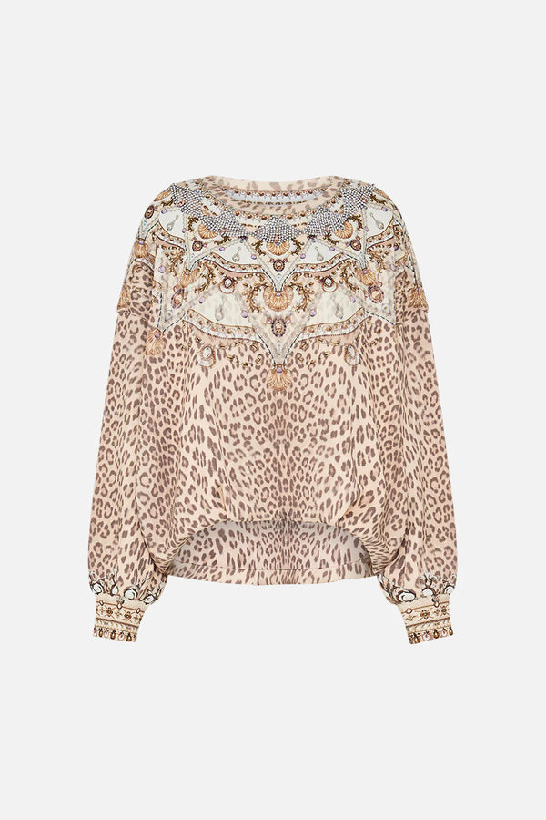 Embellished Tuck Detail Sweater - Grotto Goddess