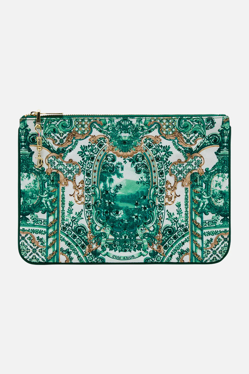 Small Canvas Clutch - Corridor Of Calm