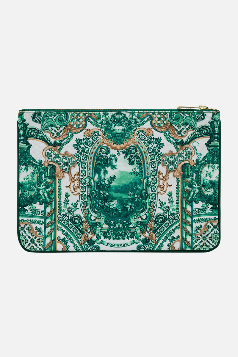 Small Canvas Clutch - Corridor Of Calm