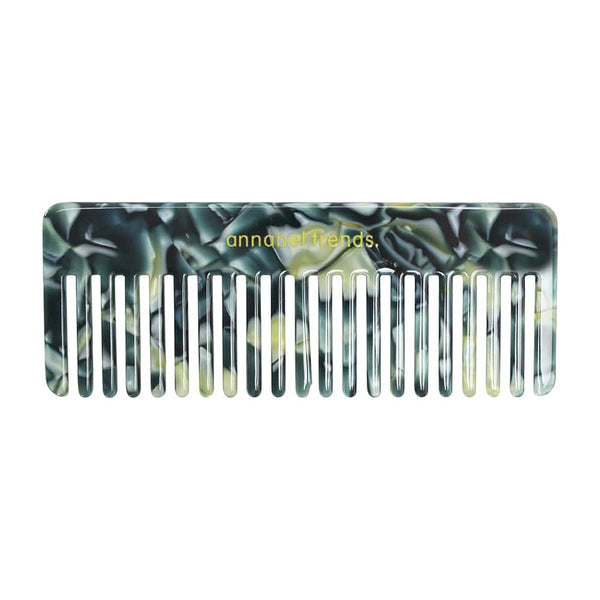 Tamed Hair Comb - Malachite