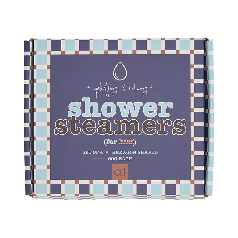 Shower Steamer Mens Gift Box - Hex Collection 4pc