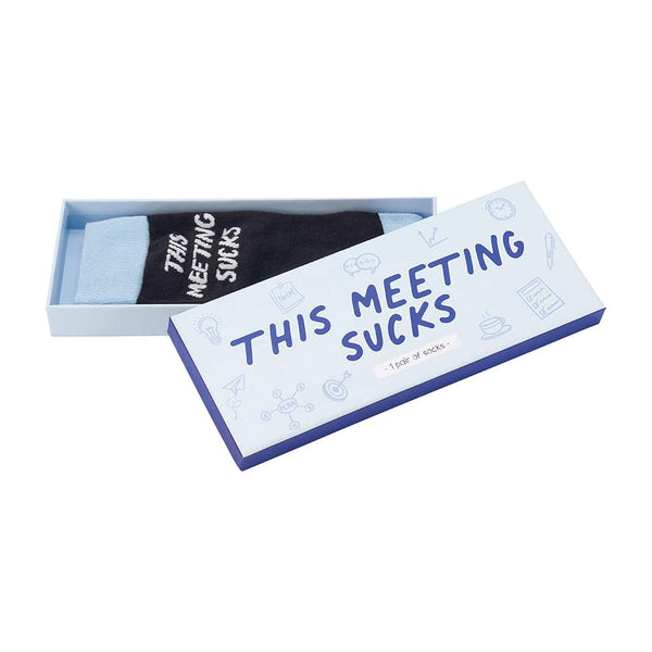 Boxed Socks - This Meeting Sucks