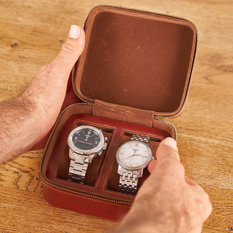 Gentlemans Watch Case Duo