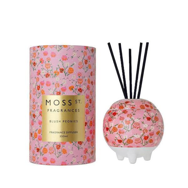 Blush Peonies Ceramic Diffuser 350ml