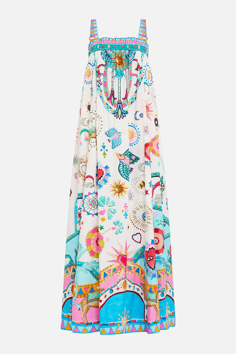 Wide Strap Sundress - Living In Colour