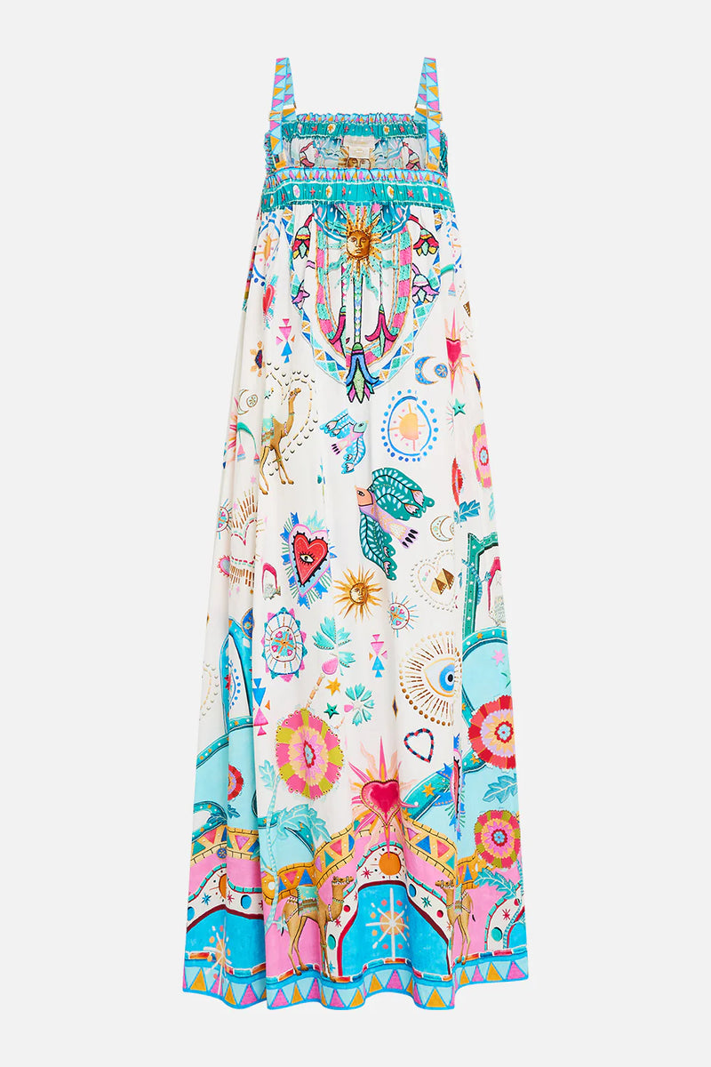 Wide Strap Sundress - Living In Colour