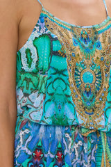 Shoestring Strap Playsuit - Land Of Wonder