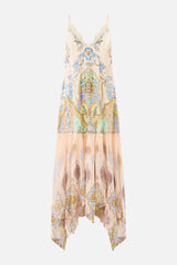 Minimal Slip With Pleated Chiffon Skirt - East Of Istanbul