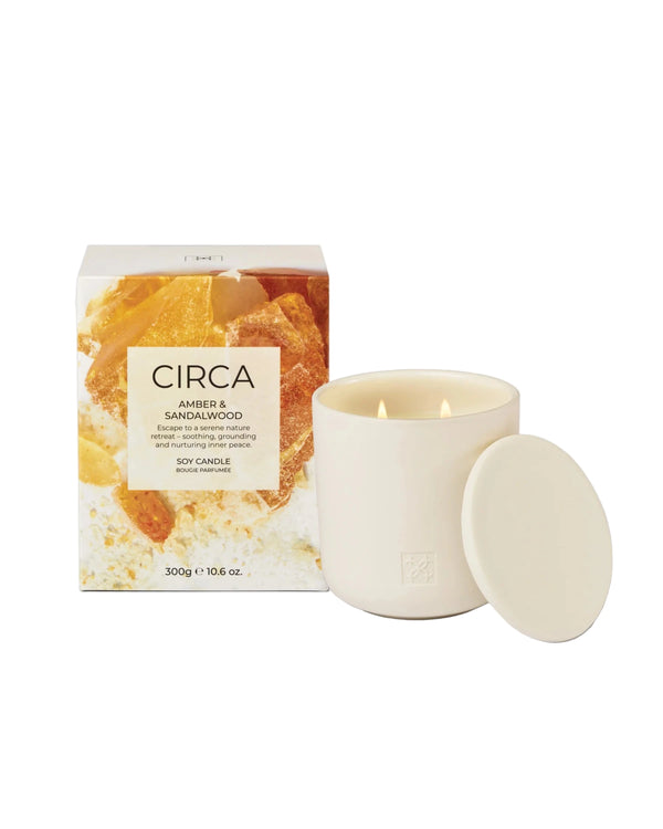 Amber & Sandalwood 300g Candle