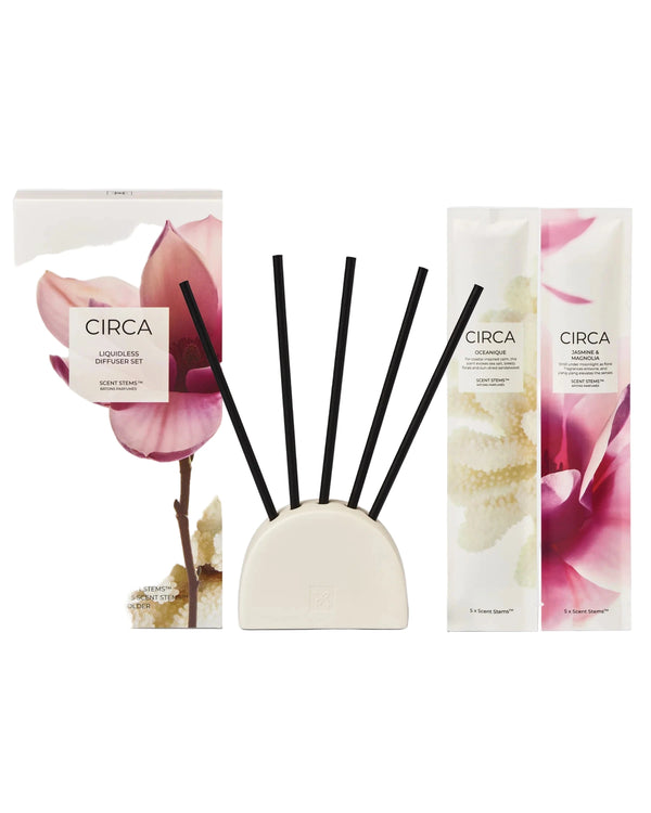 Liquidless Diffuser Set - Jasmine & Magnolia and Oceanique
