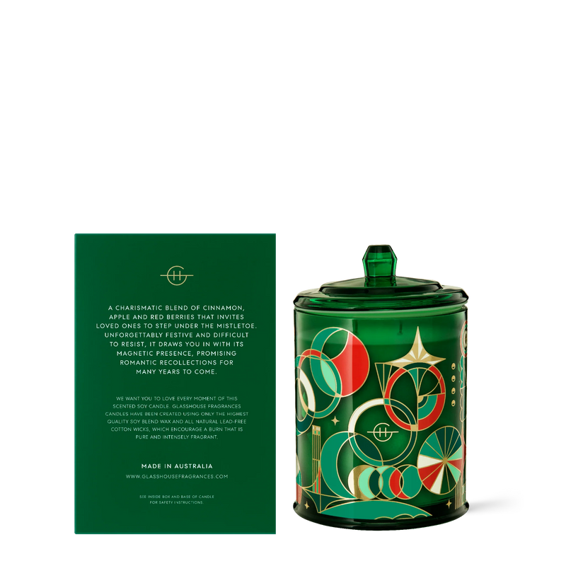 UNDER THE MISTLETOE 380g Candle