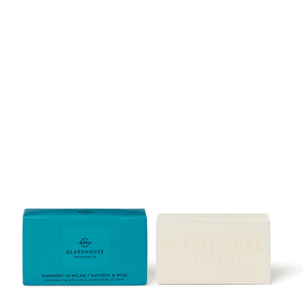 Midnight In Milan Saffron & Rose Body Bar 180g