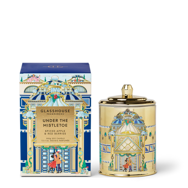 UNDER THE MISTLETOE 380g Candle