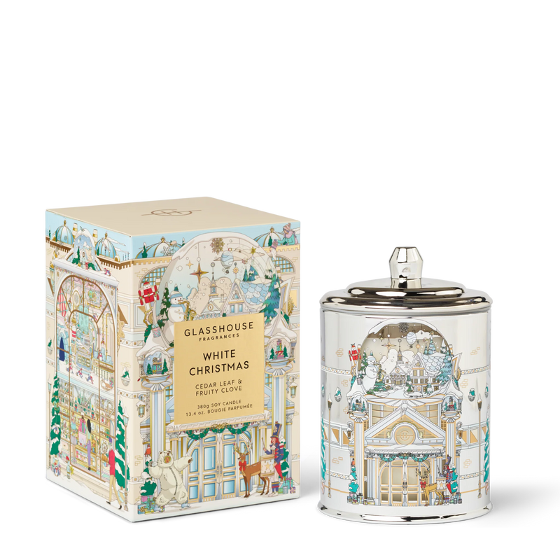 White Christmas 380g Candle