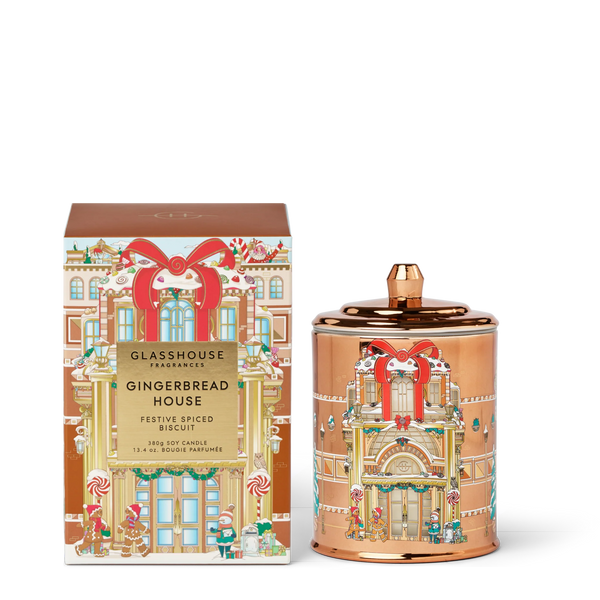 Gingerbread House 380g Candle