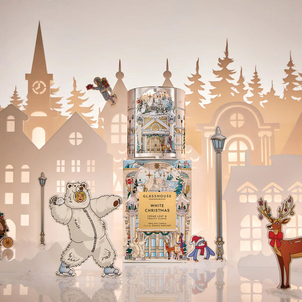 White Christmas 380g Candle