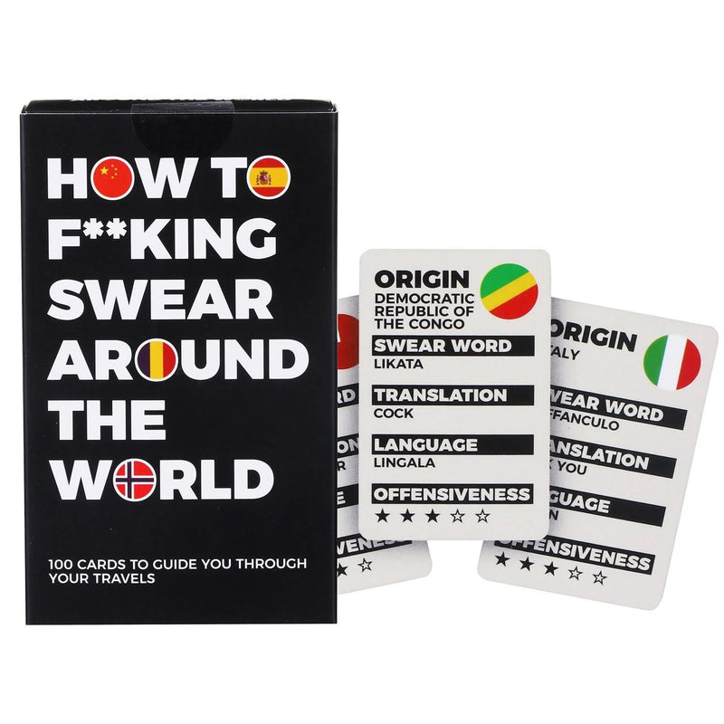 How To F**king Swear Around The World Cards