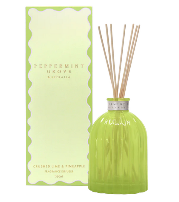 Crushed Lime & Pineapple Large Fragrance Diffuser 350ml