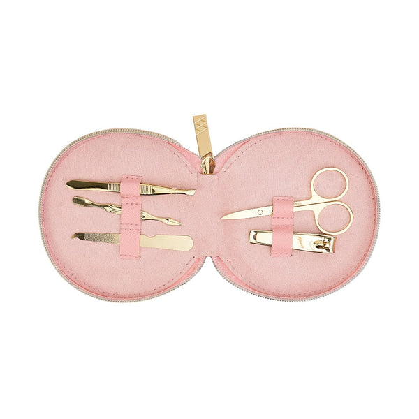 Scalloped Manicure Set - Baby Pink