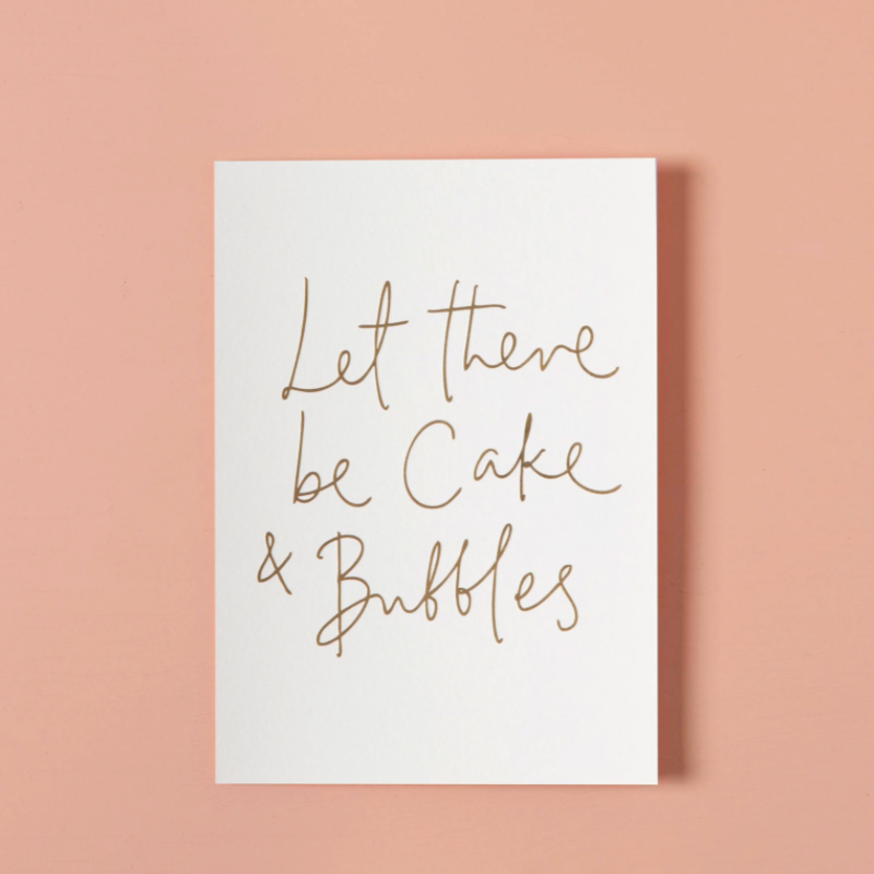 Gift Card - Cake & Bubbles
