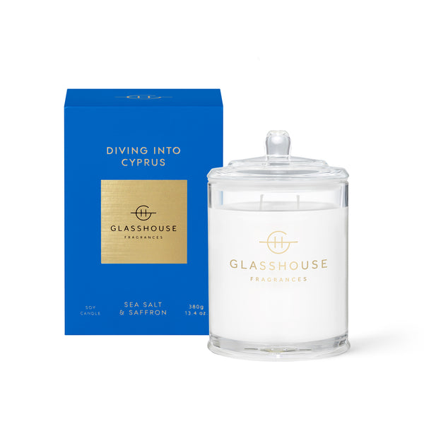 Diving Into Cyprus - Sea Salt & Saffron Candle 380g