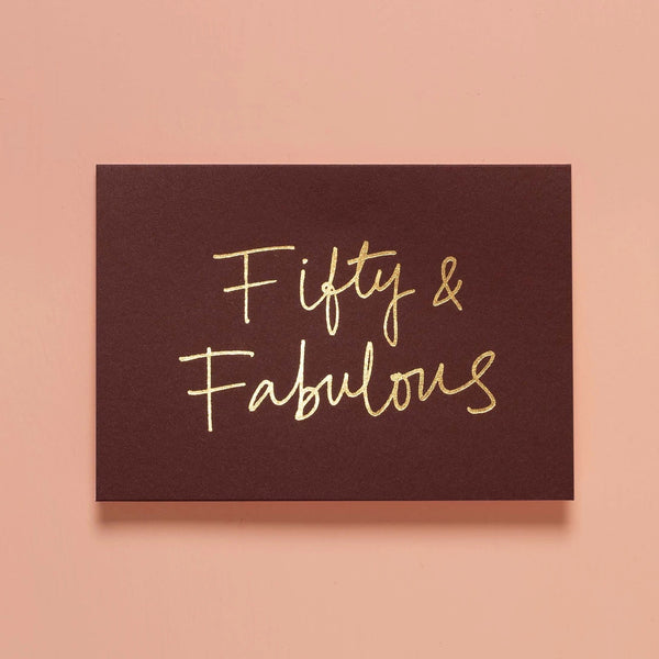 Gift Card - Fifty & Fabulous
