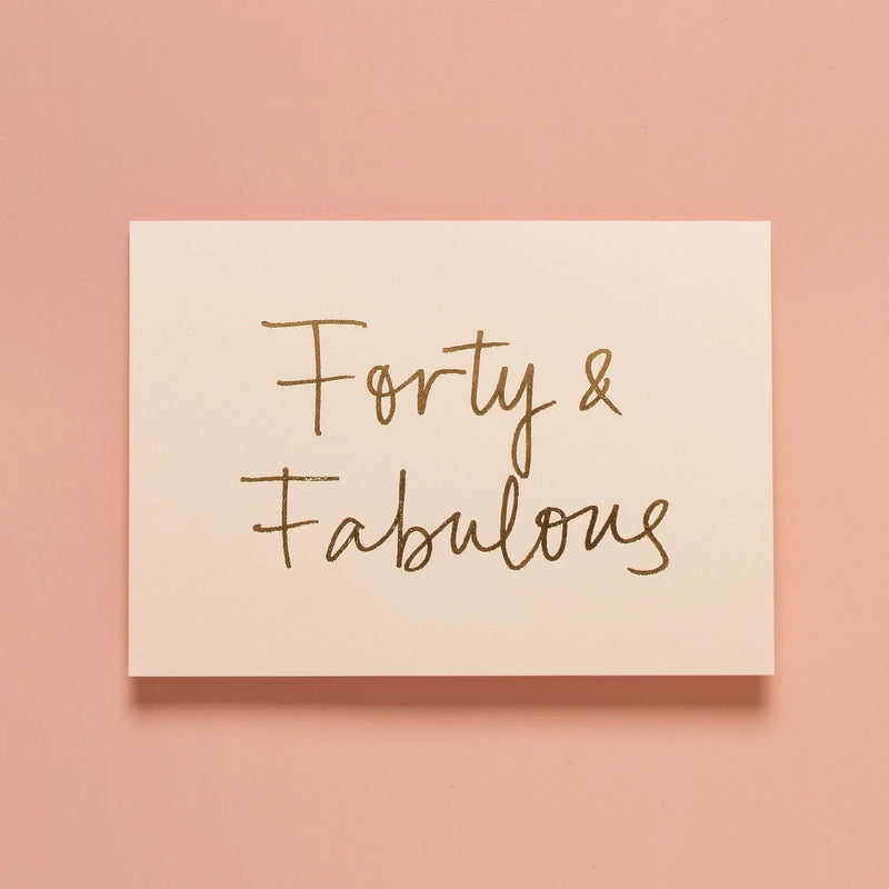 Gift Card - Forty & Fabulous