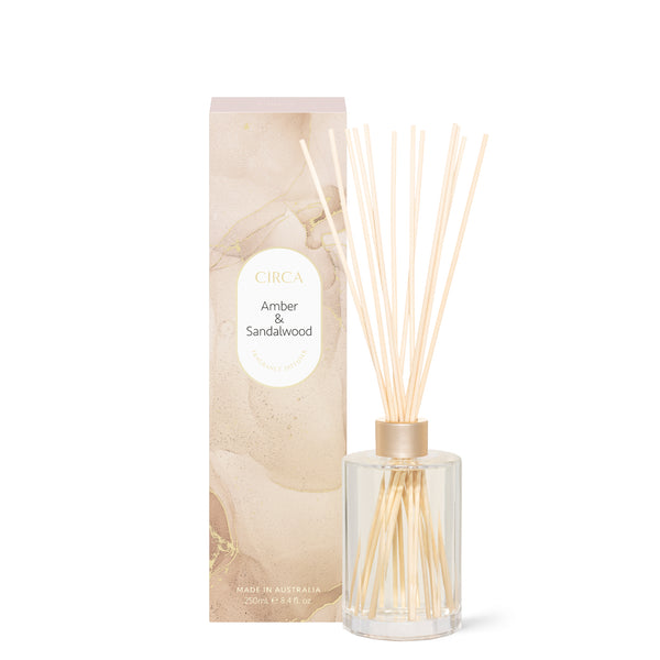 Fragrance Diffuser 250ml - Amber & Sandalwood