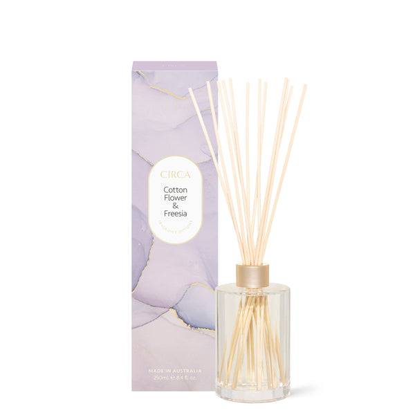Fragrance Diffuser 250ml - Cotton Flower & Freesia