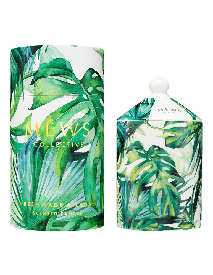 Green Sage & Cedar - Large Candle 320g