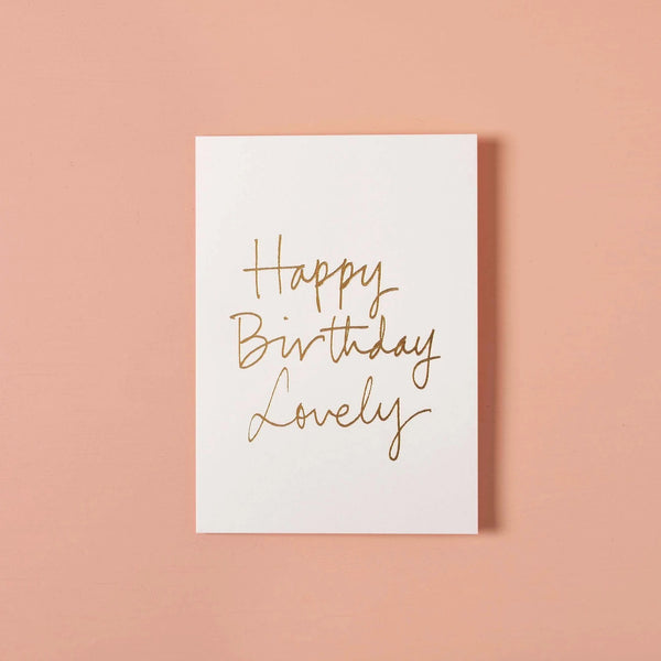 Gift Card - Happy Birthday Lovely
