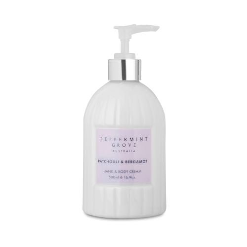 Patchouli & Bergamot - Hand & Body Cream 500ml