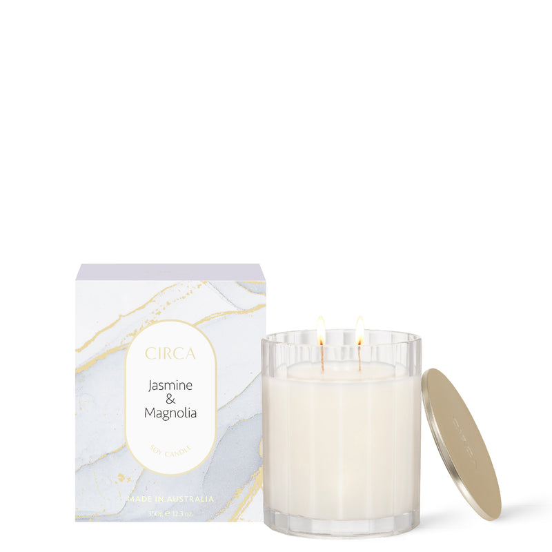 Scented Soy Candle 350g - Jasmine & Magnolia