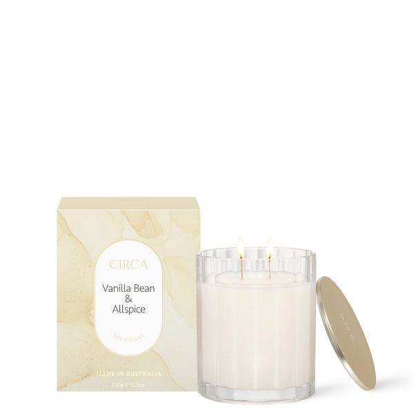 Scented Soy Candle 350g - Vanilla Bean & Allspice