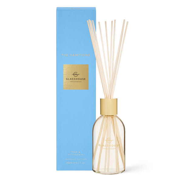 The Hamptons - Teak & Petitgrain Fragrance Diffuser 250ml